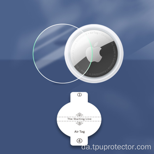Anti-ridse TPU skærmbeskytter til Apple Airtag